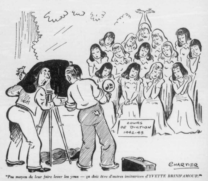Caricature signée Albert Chartier