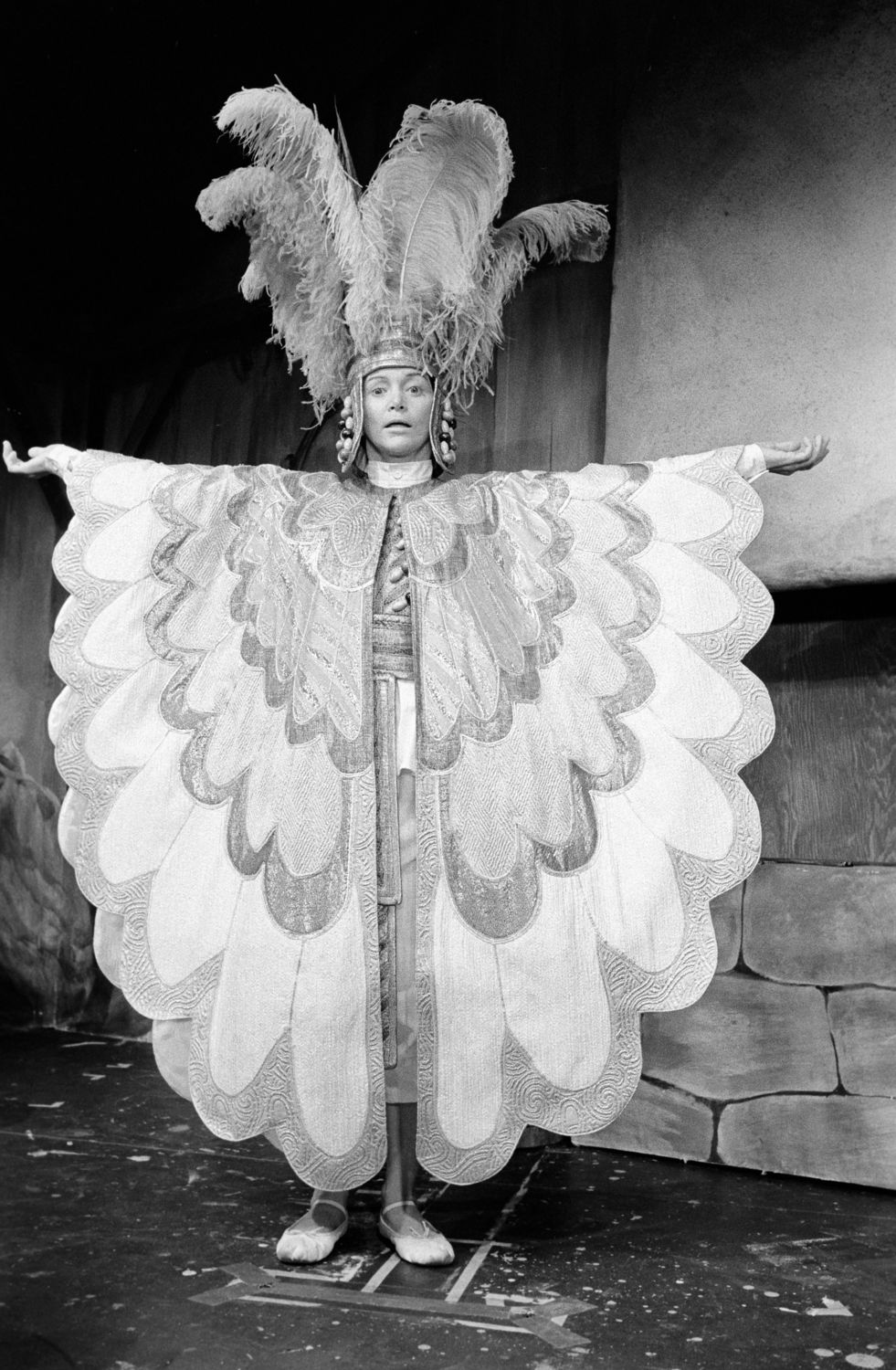 François et l'oiseau du Brésil, spectacle pour enfants d’André Cailloux, photographie, 1975.