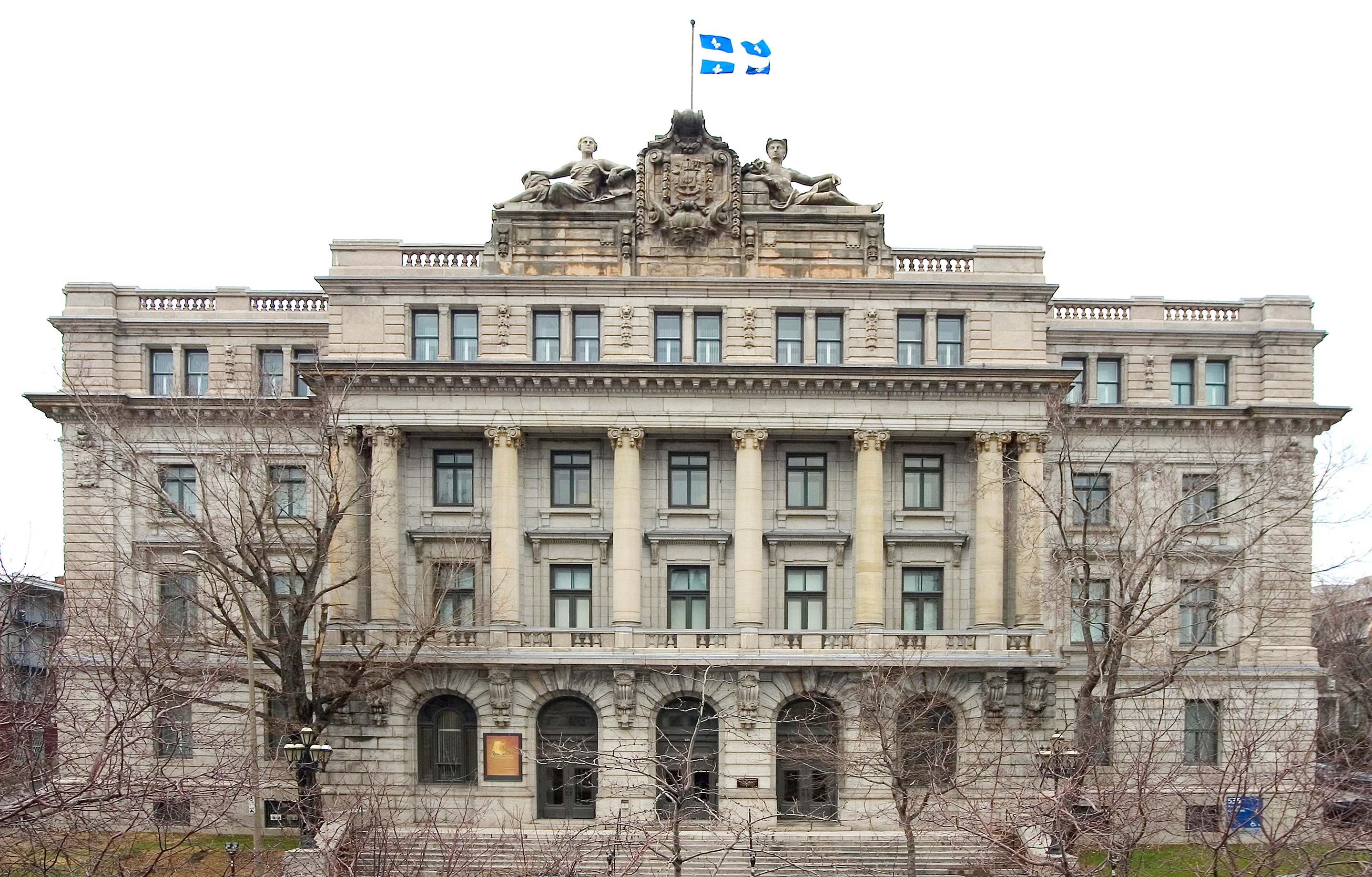 Façade des Archives nationales à Montréal