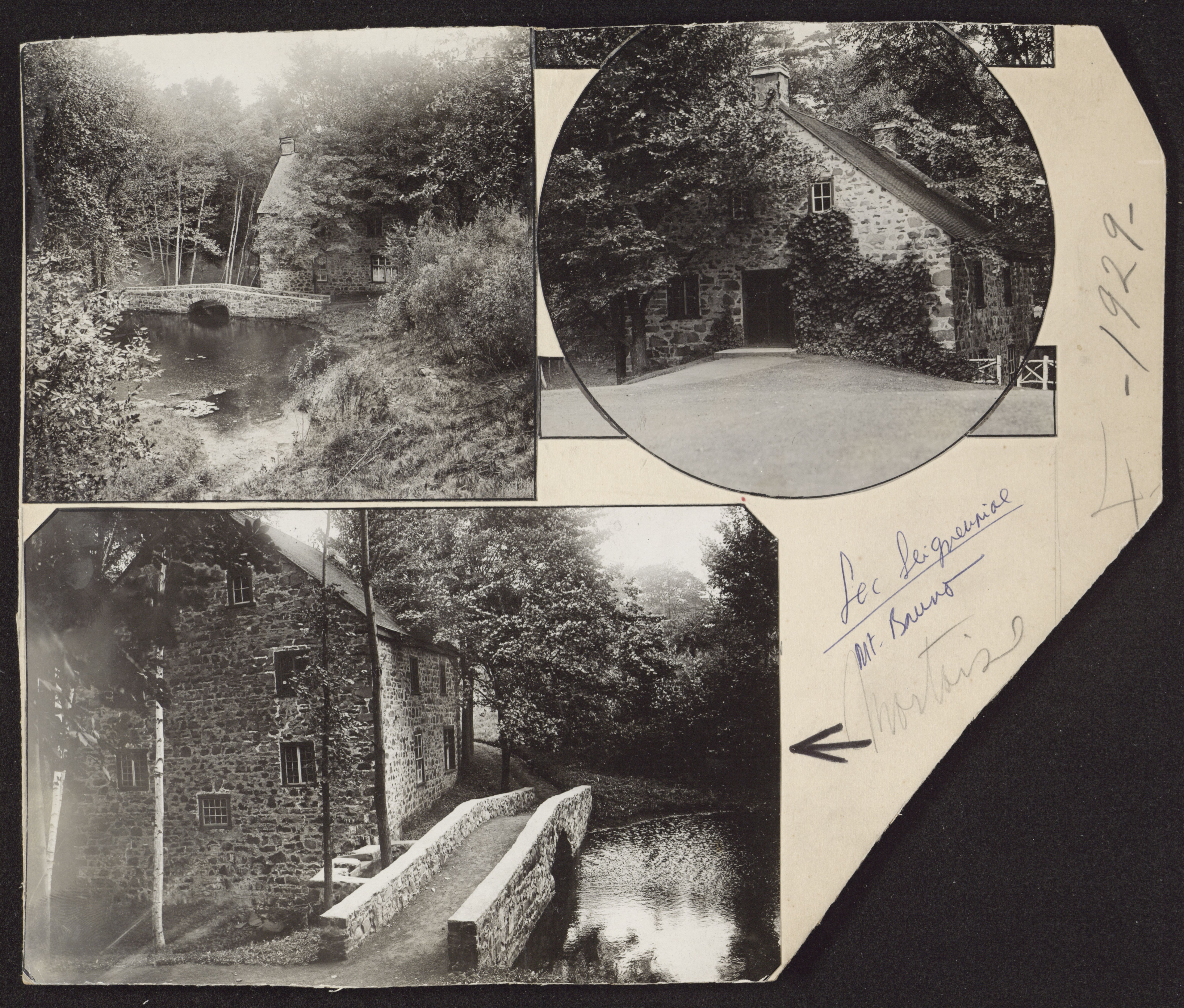 Photographie du vieux moulin en pierre du Mont Saint-Bruno