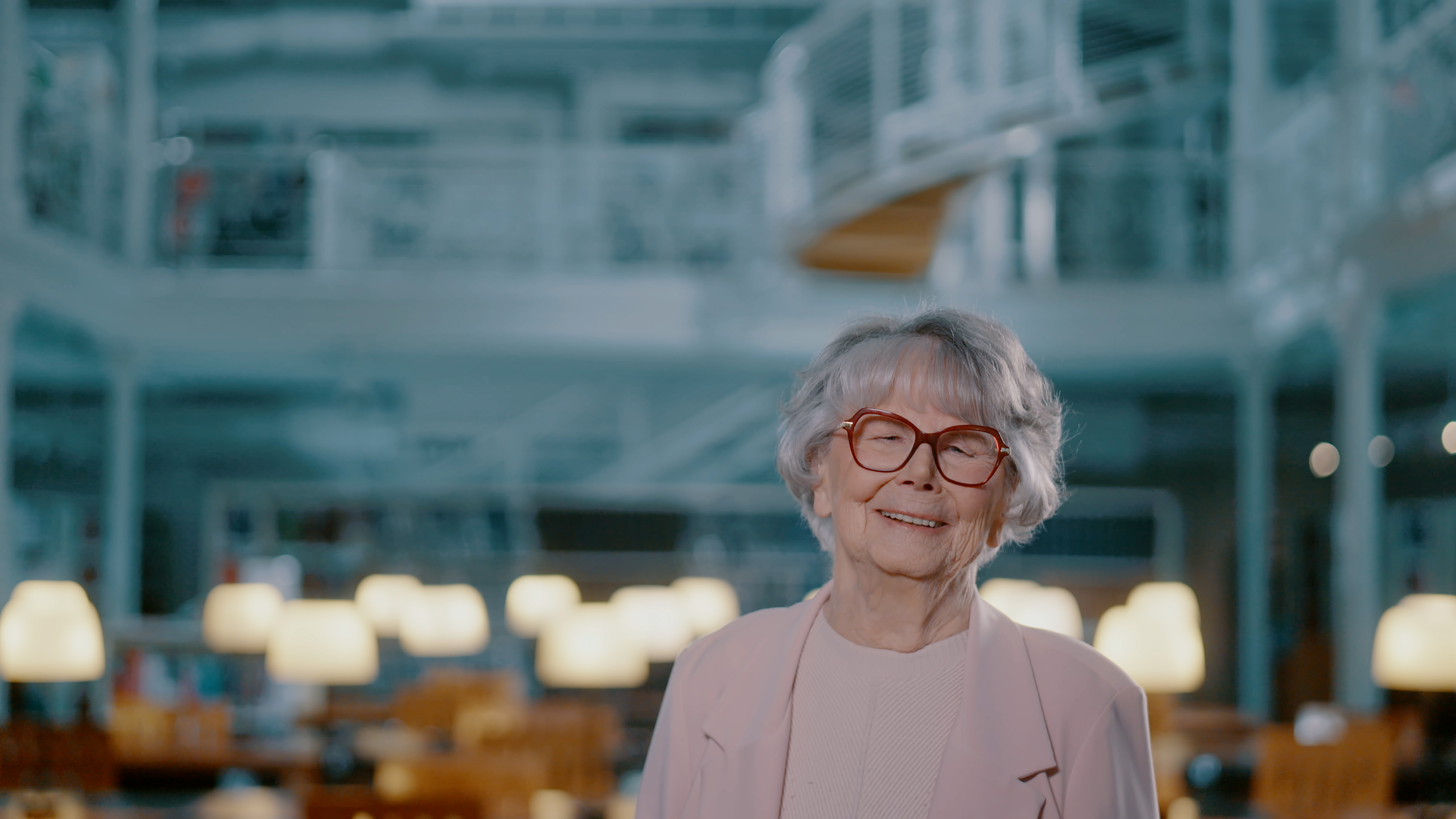 Béatrice Picard pendant le tournage Avant de partir