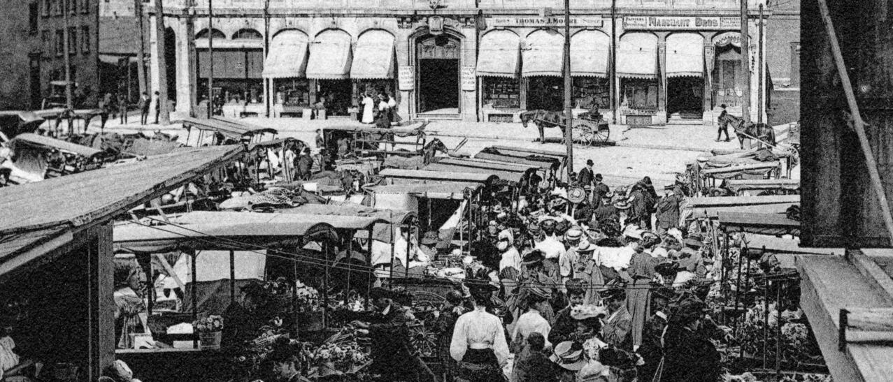 Québec, Marché Montcalm, 1907
