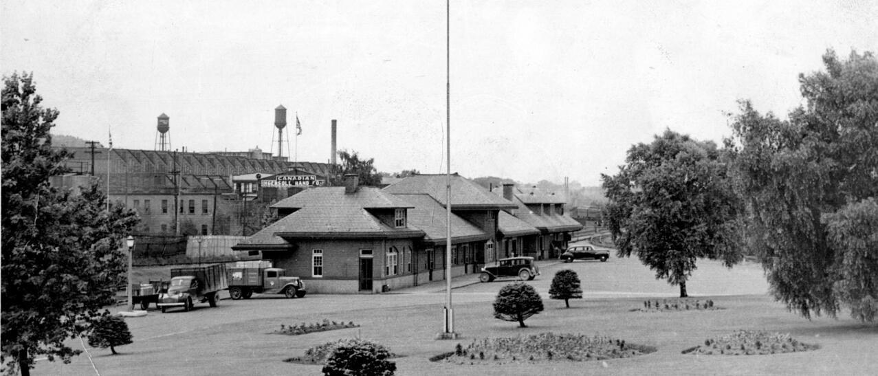 Gare du Canadien Pacifique, vers 1945