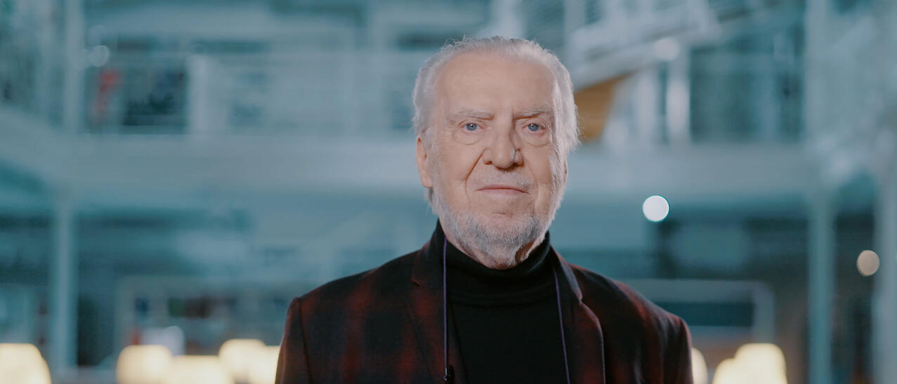 Stéphane Venne pendant le tournage Avant de partir