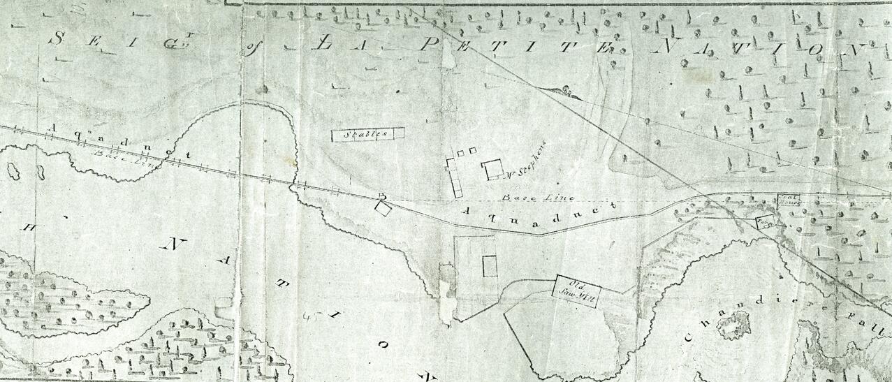 Une carte de la seigneurie de la Petite-Nation