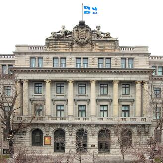 Façade des Archives nationales à Montréal