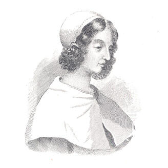 Jeanne Mance, fondatrice des Hospitalières de Montréal, gravure, 1882