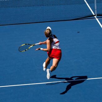 Joueuse de tennis.